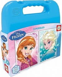 Kids Puzzle Frozen Case for 3++ Years 40pcs Educa