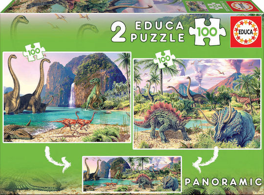 Детски Пъзел Dino World за 6+ Години 200бр Educa