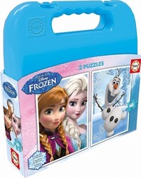 Kids Puzzle Frozen Case for 3++ Years 96pcs Educa