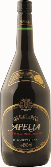 Ellinika Kellaria Oinon Wein Apelia Black Label Agiorgitiko Rot Halbsüß 1500ml