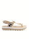 Marlena Leather Women's Sandals Plain Rose Gold