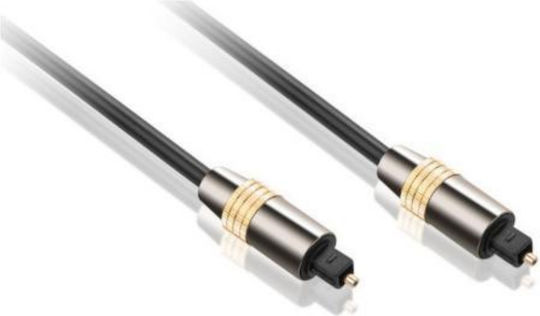 GoGEN Optical Audio Cable TOS male - TOS male Μαύρο 3m (OPT300MM01)
