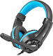 Natec Fury Wildcat Über Ohr Gaming-Headset mit Verbindung 3,5mm Schwarz
