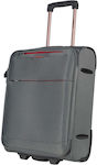 Diplomat The Athens Collection 6039 Cabin Travel Suitcase Fabric Gray with 2 Wheels Height 55cm.