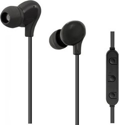 Qoltec 50821 In-ear Bluetooth Handsfree Ακουστικά Μαύρα