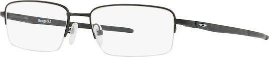 Oakley Men's Metal Prescription Eyeglass Frame Made of Titanium Black 5125 01