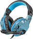 Fury Hellcat Over Ear Gaming Headset with Connection 3.5mm / USB Blue