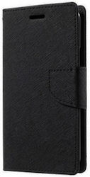 Galaxy J5 2017 Synthetic Leather Wallet Black (Galaxy J5 2017)