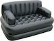 Bestway Aufblasbares Sofa Schwarz 188cm