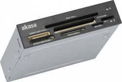 Akasa Electronic ID Intern Kartenleser USB 2.0 für /S/D/ /m/i/c/r/o/S/D/ /M/e/m/o/r/y/S/t/i/c/k/ /C/o/m/p/a/c/t/F/l/a/s/h/ / /