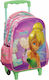 Gim Fairies School Trolley Bag Kindergarten With Water Bottle Holder Multicolour
