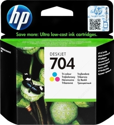 HP 704 Tri-color Cartuș de cerneală original pentru imprimante InkJet Multiplu (culoare) (CN693AE)