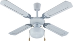 Primo WS42-4CL Ceiling Fan 105cm with Light White