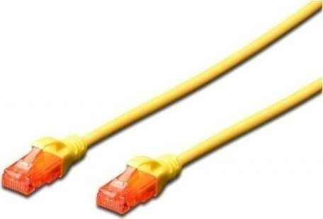 Digitus U/UTP Cat.6 Ethernet Network Cable 2m Yellow 1pcs