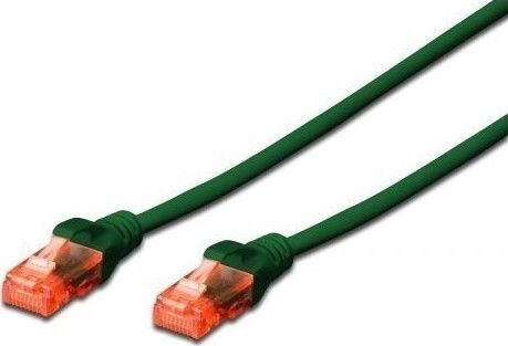 Digitus U/UTP Cat.6 Ethernet Network Cable 2m Green 1pcs