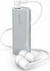 Sony SBH56 In-ear Bluetooth Handsfree Ακουστικά Ασημί