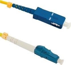 Qoltec 54341 Fibră Optică LC-SC 5m Galbenă