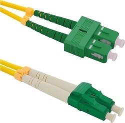 Qoltec Optische Faser Ethernet-Netzwerkkabel 1m Gelb 1Stück