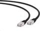 Cablexpert S/FTP Cat.6a Cable 0.5m Μαύρο