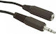 Cablexpert Καλώδιο Ήχου 3.5mm male - 3.5mm female Μαύρο 3m CCA-423-3M