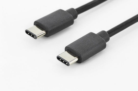 Digitus USB 3.0 Cable USB-C Male - USB-C 15W PD Black 1m