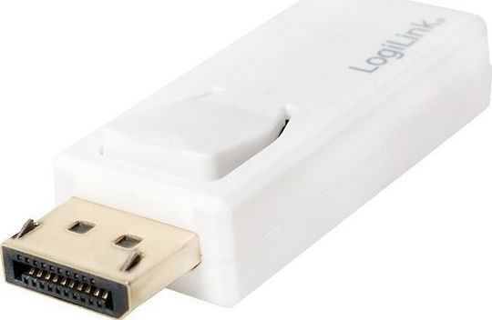 LogiLink Converter DisplayPort male to HDMI female White 1pcs CV0100