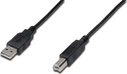 Digitus AK-300102-030-S USB 2.0 USB-A male σε USB-B male 3m
