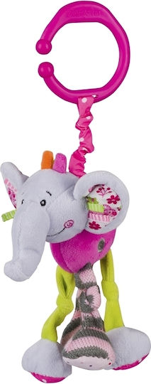Babyono Hängendes Babyspielzeug für Kinderbett und Kinderwagen Elephant für Neugeborene