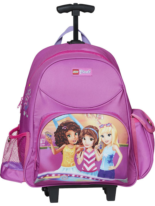 Lego Friends Funpark School Bag Trolley Elementary, Elementary in Pink color 20lt