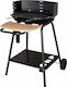 Somagic Borneo Μαντεμένια Charcoal Grill with Wheels and Side Surface 50x33cm