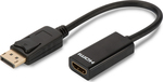 Digitus Konverter DisplayPort männlich zu HDMI weiblich Schwarz (AK-340400-001-S)