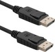 Qoltec Kabel DisplayPort-Stecker - DisplayPort-Stecker 3m Schwarz (50454)