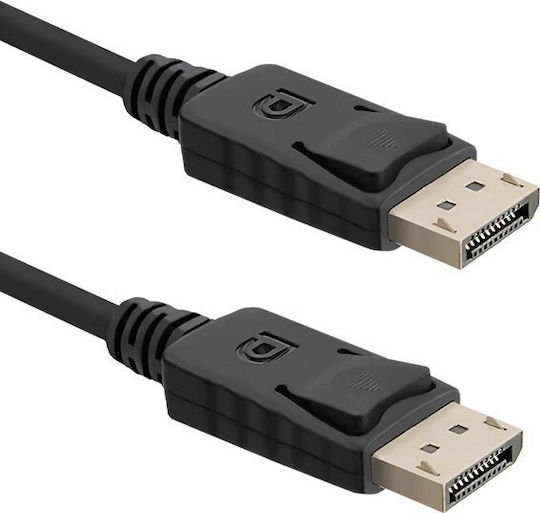 Qoltec Cablu DisplayPort - DisplayPort 1.5m Negru (50456)