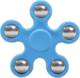 Fidget Spinner Plastic Five Leaves 2.5 minutes Син