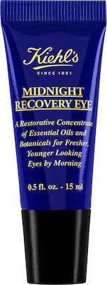 Kiehl's Midnight Recovery Ενυδατική Κρέμα Ματιών κατά των Μαύρων Κύκλων για Ευαίσθητες Επιδερμίδες 15ml