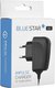 Blue Star Зарядно с вграден кабел micro USB Черен ( 5901737411556)