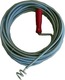 Techboss Șarpe de instalator 10m x 9mm Desfundări de scurgere din oțel 10m cu Grosime Maximă de Deblocare 9mm