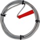 Techboss Sârmă de desfundat 10m x 6mm Desfundări de scurgere din oțel 10m cu Grosime Maximă de Deblocare 6mm