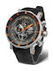 Vostok Europe Lunokhod 2 Watch Chronograph Battery with Black Rubber Strap