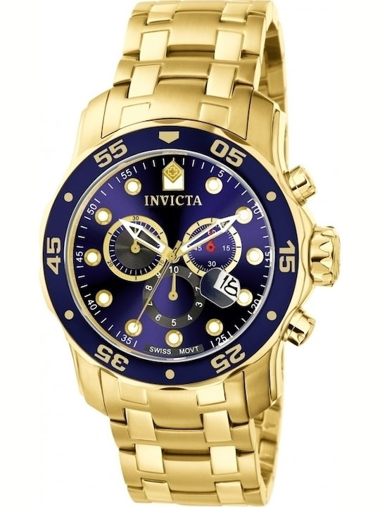 Invicta Pro Diver Мъжки Часовник 48mm Хронограф...