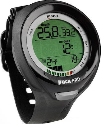 Mares Diving Watch Puck Pro Plus Black