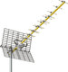 Matel Electronics AN19U-LTE Draußen Fernsehantenne (Benötigt keine Stromversorgung) Silber