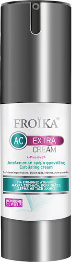 AC 24ωρη Ενυδατική & Ρυθμιστική Κρέμα Προσώπου κατά των Ατελειών & της Ακμής με Bakuchiol 30ml
