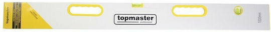 Topmaster 321714 Aluminium-Wasserwaage aus Aluminium 150cm mit Wasserwaage