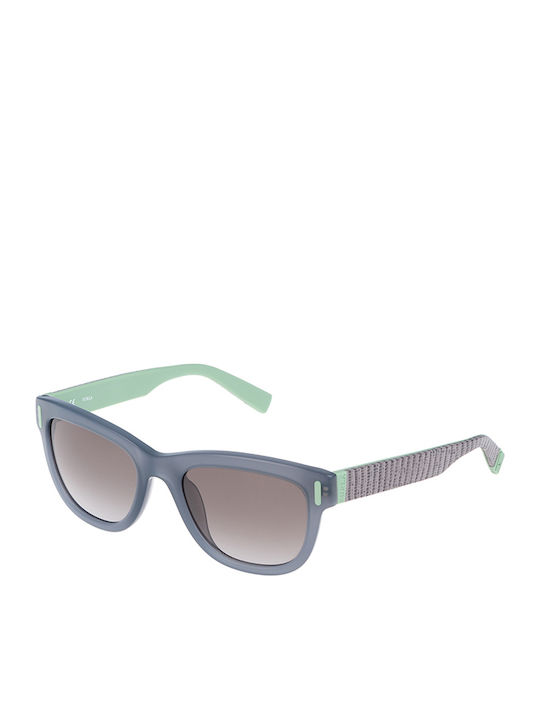 Furla Women's Sunglasses with Blue Plastic Frame SFU4907 0M77
