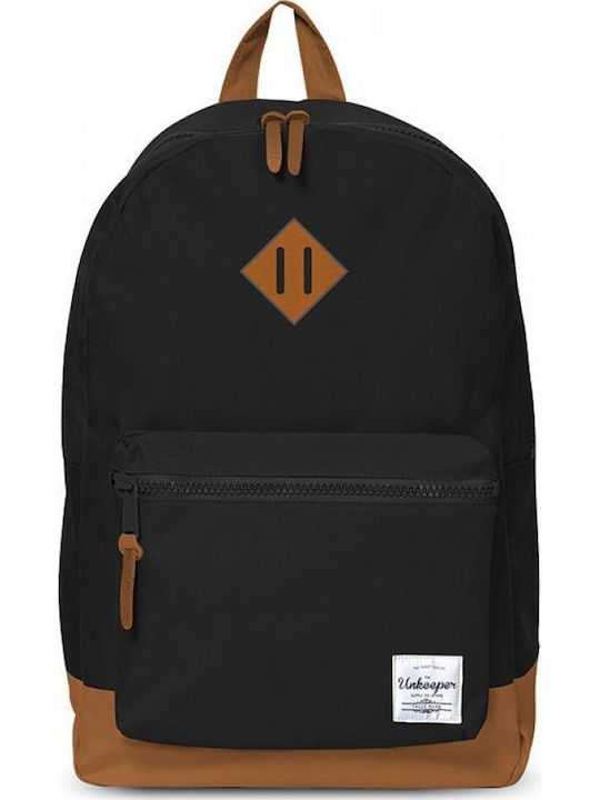 Unkeeper Schulranzen Rucksack Junior High-High School in Schwarz Farbe