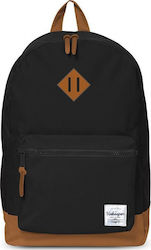 Unkeeper Σχολική Τσάντα Πλάτης Γυμνασίου - Λυκείου σε Μαύρο χρώμα Μ32.5 x Π13.3 x Υ43cm