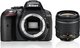Nikon DSLR Aparat foto D5300 Cadru de recortare Kit (EF-S 18-135mm F3.5-5.6 IS USM + adaptor Wi-Fi W-E1)Kit (AF-P DX 18-55mm F3.5-5.6G VR + AF-P DX 70-300mm F4.5-6.3G ED VR)Kit (HD DA 18-50mm F4-5.6 DC WR RE + DA 50-200mm F4-5.6 ED WR) Negru