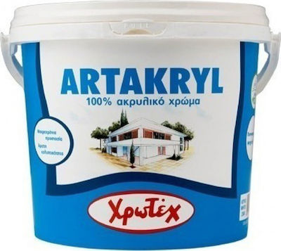 CHrotech Artakryl Plastik Farbe für Äußeres Verwendung Weiß 3Es