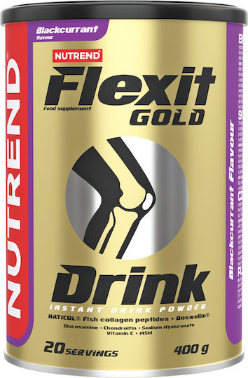 Nutrend Flexit Gold Drink Συμπλήρωμα για την Υγεία Αρθρώσεων & Οστών 400gr 20 μερίδες Blackcurrant
